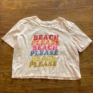 Billabong cropped tshirt